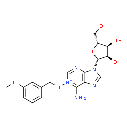 ChemSpider 2D Image | 1-[(3-Methoxybenzyl)oxy]adenosine | C18H22N5O6