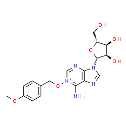 ChemSpider 2D Image | 1-[(4-Methoxybenzyl)oxy]adenosine | C18H22N5O6