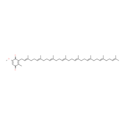 ChemSpider 2D Image | 3-methyl-6-methoxy-2-octaprenyl-1,4-benzoquinone | C48H72O3