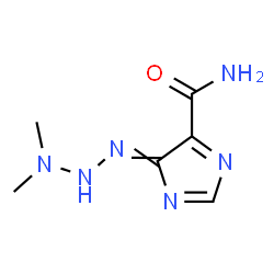 ChemSpider 2D Image | 4-(3,3-Dimethyltriazanylidene)-4H-imidazole-5-carboxamide | C6H10N6O