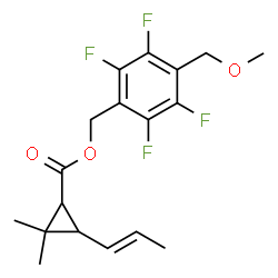 ChemSpider 2D Image | METOFLUTHRIN, CIS-(E)- | C18H20F4O3