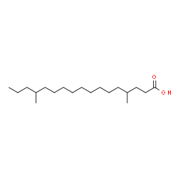 ChemSpider 2D Image | 4,14-Dimethylheptadecanoic acid | C19H38O2