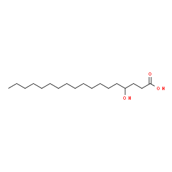 ChemSpider 2D Image | 4-Hydroxyoctadecanoic acid | C18H36O3
