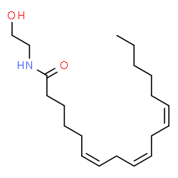 ChemSpider 2D Image | Î³-Linolenoyl Ethanolamide | C20H35NO2