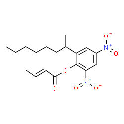 ChemSpider 2D Image | meptyldinocap | C18H24N2O6