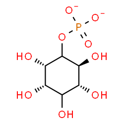 ChemSpider 2D Image | (2S,3R,5S,6S)-2,3,4,5,6-Pentahydroxycyclohexyl phosphate | C6H11O9P