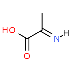 ChemSpider 2D Image | (2E)-2-Iminopropanoic acid | C3H5NO2