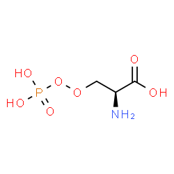 ChemSpider 2D Image | 3-(Phosphonoperoxy)-L-alanine | C3H8NO7P