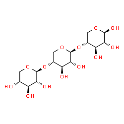 ChemSpider 2D Image | beta-D-Xylp-(1->4)-beta-D-Xylp-(1->4)-beta-D-Xylp | C15H26O13