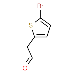 ChemSpider 2D Image | (5-Bromo-2-thienyl)acetaldehyde | C6H5BrOS