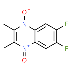 ChemSpider 2D Image | quinoxaline, 6,7-difluoro-2,3-dimethyl-, 1,4-dioxide | C10H8F2N2O2