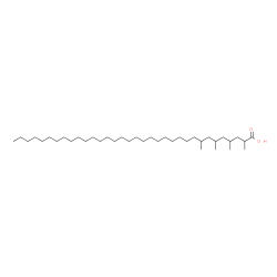 ChemSpider 2D Image | 2,4,6,8-Tetramethyltetratriacontanoic acid | C38H76O2
