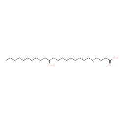 ChemSpider 2D Image | 15-Hydroxypentacosanoic acid | C25H50O3