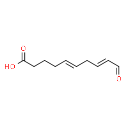 ChemSpider 2D Image | (5E,8E)-10-Oxo-5,8-decadienoic acid | C10H14O3