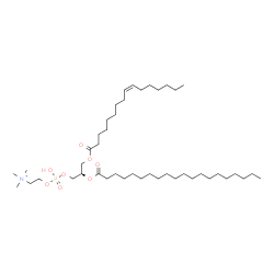 ChemSpider 2D Image | (7R)-7-{[(9Z)-9-Hexadecenoyloxy]methyl}-4-hydroxy-N,N,N-trimethyl-9-oxo-3,5,8-trioxa-4-phosphaoctacosan-1-aminium 4-oxide | C44H87NO8P