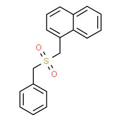 ChemSpider 2D Image | 1-[(Benzylsulfonyl)methyl]naphthalene | C18H16O2S