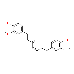 ChemSpider 2D Image | (4Z)-1,7-Bis(4-hydroxy-3-methoxyphenyl)-4-hepten-3-one | C21H24O5