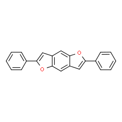 ChemSpider 2D Image | 2,6-Diphenylfuro[2,3-f][1]benzofuran | C22H14O2