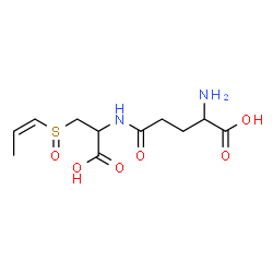 ChemSpider 2D Image | gamma-Glutamyl-3-[(1Z)-1-propen-1-ylsulfinyl]alanine | C11H18N2O6S