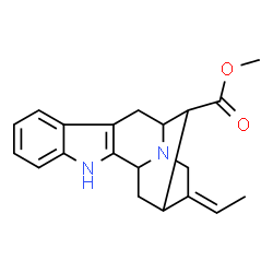 ChemSpider 2D Image | Methyl (19Z)-sarpagan-17-oate | C20H22N2O2