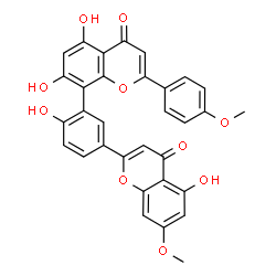ChemSpider 2D Image | putraflavone | C32H22O10
