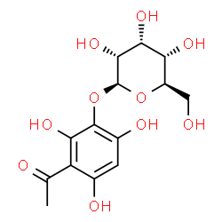 ChemSpider 2D Image | 3-Acetyl-2,4,6-trihydroxyphenyl beta-D-allopyranoside | C14H18O10