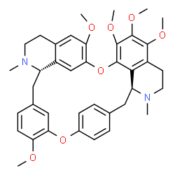 ChemSpider 2D Image | (1'alpha)-5,6,6',7,12'-Pentamethoxy-2,2'-dimethyloxyacanthan | C39H44N2O7