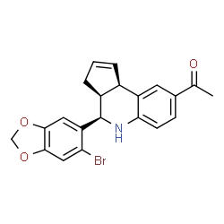 ChemSpider 2D Image | G1 | C21H18BrNO3