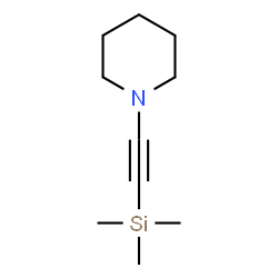 ChemSpider 2D Image | 1-[(Trimethylsilyl)ethynyl]piperidine | C10H19NSi