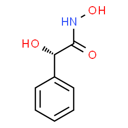 ChemSpider 2D Image | (2S)-N,2-Dihydroxy-2-phenylacetamide | C8H9NO3
