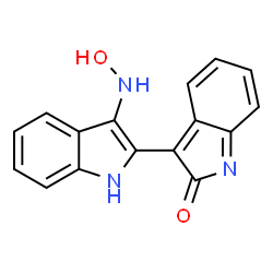 ChemSpider 2D Image | Indirubin-3'-monoxime | C16H11N3O2