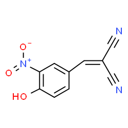 ChemSpider 2D Image | (4-Hydroxy-3-nitrobenzylidene)malononitrile | C10H5N3O3