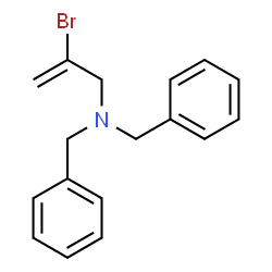 ChemSpider 2D Image | N,N-Dibenzyl-2-bromo-2-propen-1-amine | C17H18BrN