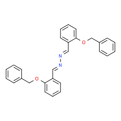 ChemSpider 2D Image | (1E,2E)-Bis[2-(benzyloxy)benzylidene]hydrazine | C28H24N2O2
