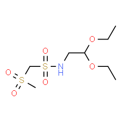 ChemSpider 2D Image | N-(2,2-Diethoxyethyl)-1-(methylsulfonyl)methanesulfonamide | C8H19NO6S2