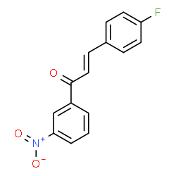 ChemSpider 2D Image | (2E)-3-(4-Fluorophenyl)-1-(3-nitrophenyl)-2-propen-1-one | C15H10FNO3