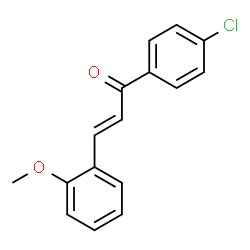 ChemSpider 2D Image | 4'-CHLORO-2-METHOXYCHALCONE | C16H13ClO2