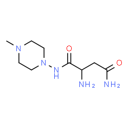 ChemSpider 2D Image | N~1~-(4-Methyl-1-piperazinyl)aspartamide | C9H19N5O2
