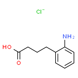 ChemSpider 2D Image | Benzenebutanoic acid, 2-amino-, chloride (1:1) | C10H13ClNO2