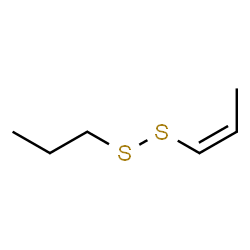 ChemSpider 2D Image | Propenyl propyl disulfide | C6H12S2