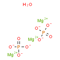 ChemSpider 2D Image | magnesium phosphate hydrate | H2Mg3O9P2