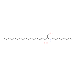 ChemSpider 2D Image | (4E)-2-(Octylamino)-4-octadecene-1,3-diol | C26H53NO2