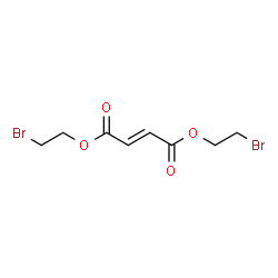 ChemSpider 2D Image | Bis(2-bromoethyl) (2E)-2-butenedioate | C8H10Br2O4