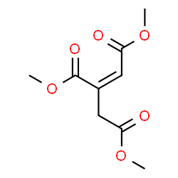 ChemSpider 2D Image | Trimethyl (1Z)-1-propene-1,2,3-tricarboxylate | C9H12O6