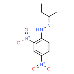 ChemSpider 2D Image | (1Z)-1-(2-Butanylidene)-2-(2,4-dinitrophenyl)hydrazine | C10H12N4O4