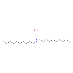 ChemSpider 2D Image | N-Decyl-1-decanaminium bromide | C20H44BrN
