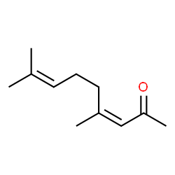 ChemSpider 2D Image | (3Z)-4,8-Dimethyl-3,7-nonadien-2-one | C11H18O