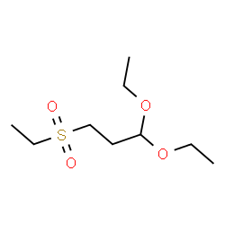 ChemSpider 2D Image | 1,1-Diethoxy-3-(ethylsulfonyl)propane | C9H20O4S