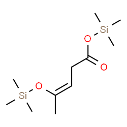 ChemSpider 2D Image | Trimethylsilyl (3Z)-4-[(trimethylsilyl)oxy]-3-pentenoate | C11H24O3Si2
