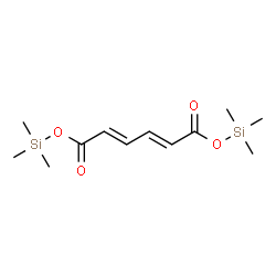 ChemSpider 2D Image | Bis(trimethylsilyl) (2E,4E)-2,4-hexadienedioate | C12H22O4Si2